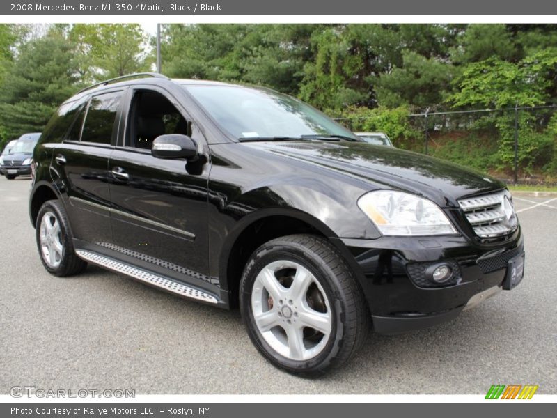 Black / Black 2008 Mercedes-Benz ML 350 4Matic