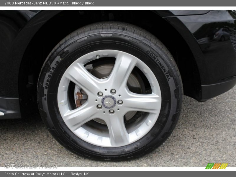 Black / Black 2008 Mercedes-Benz ML 350 4Matic