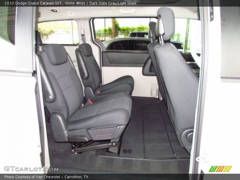 Stone White / Dark Slate Gray/Light Shale 2010 Dodge Grand Caravan SXT