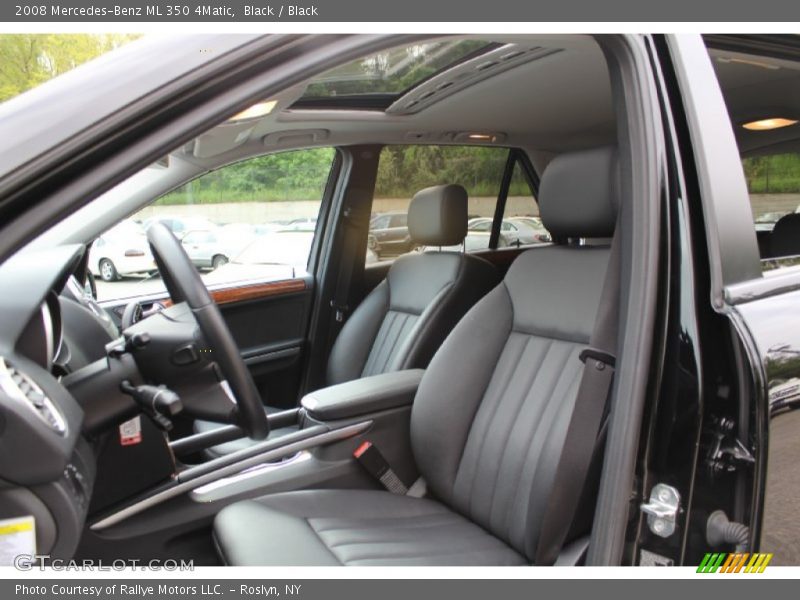 Black / Black 2008 Mercedes-Benz ML 350 4Matic