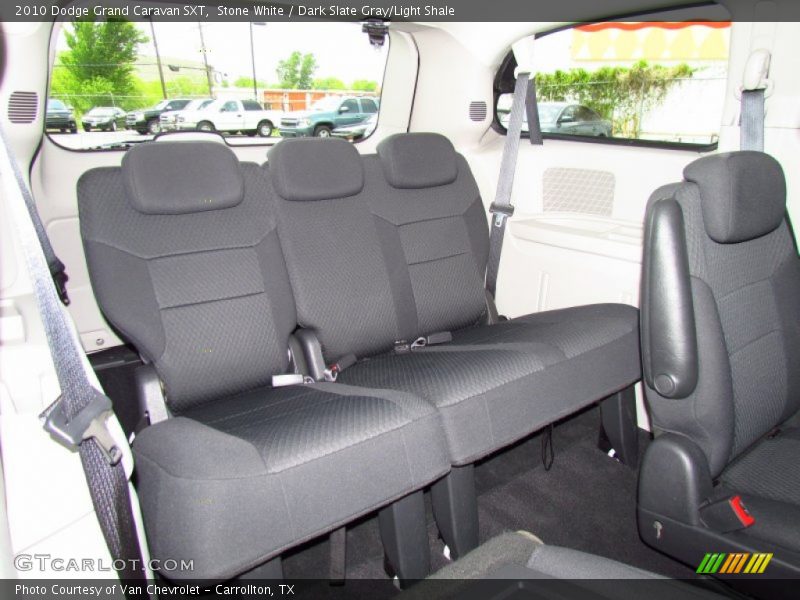 Stone White / Dark Slate Gray/Light Shale 2010 Dodge Grand Caravan SXT