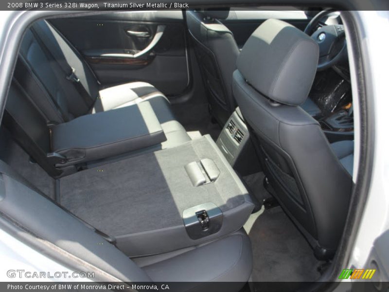 Titanium Silver Metallic / Black 2008 BMW 3 Series 328i Wagon