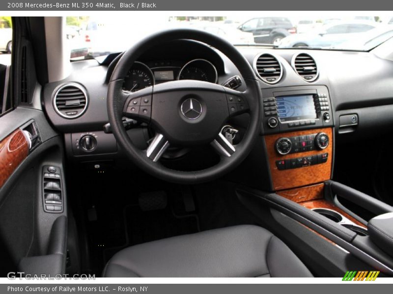 Black / Black 2008 Mercedes-Benz ML 350 4Matic