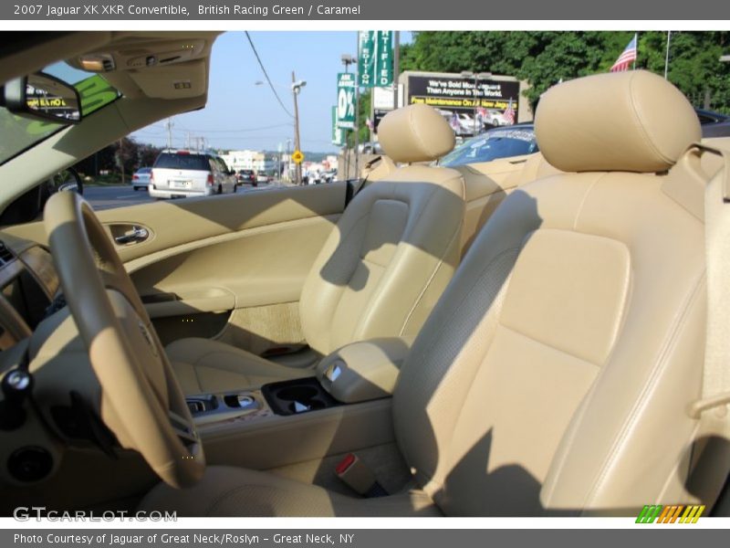 British Racing Green / Caramel 2007 Jaguar XK XKR Convertible