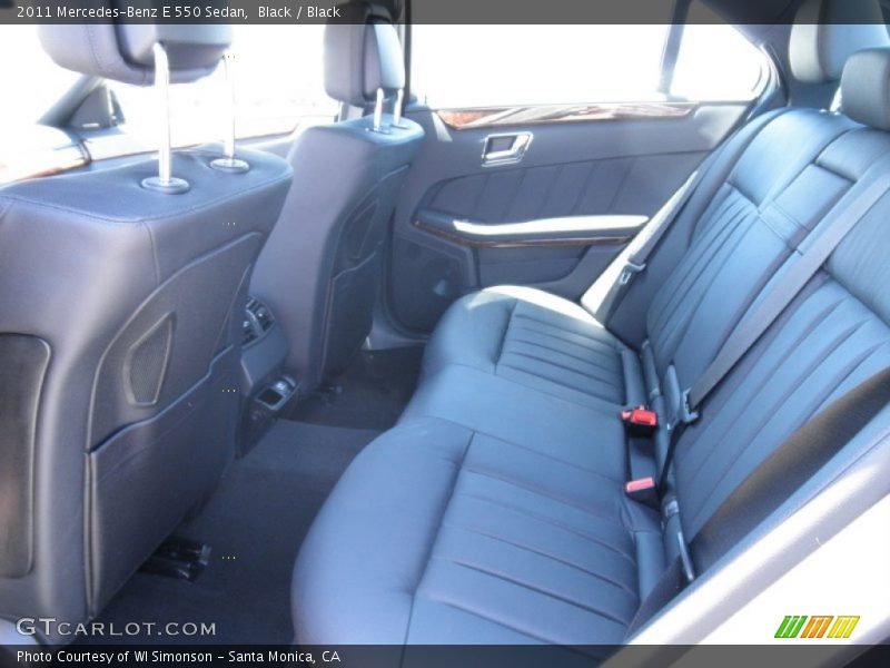 Black / Black 2011 Mercedes-Benz E 550 Sedan