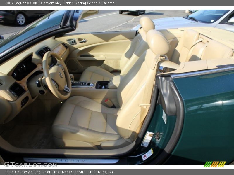 British Racing Green / Caramel 2007 Jaguar XK XKR Convertible