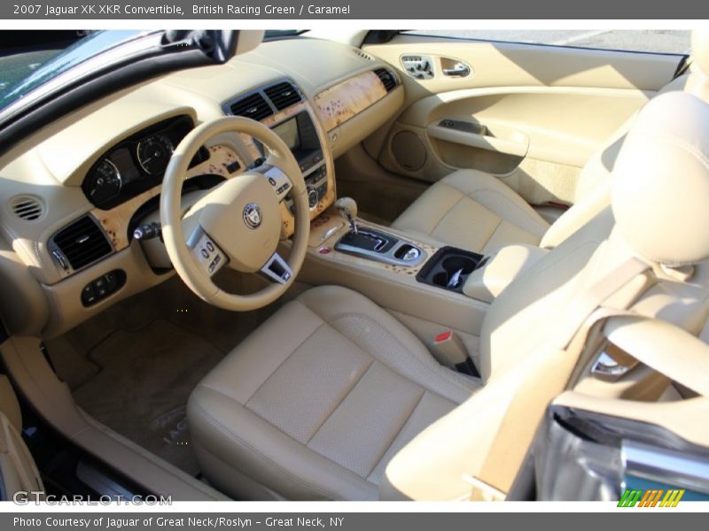 British Racing Green / Caramel 2007 Jaguar XK XKR Convertible