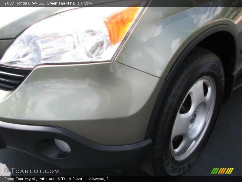 Green Tea Metallic / Ivory 2007 Honda CR-V LX