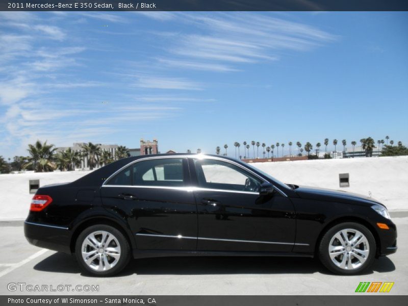 Black / Black 2011 Mercedes-Benz E 350 Sedan