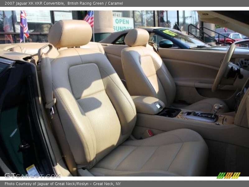 British Racing Green / Caramel 2007 Jaguar XK XKR Convertible
