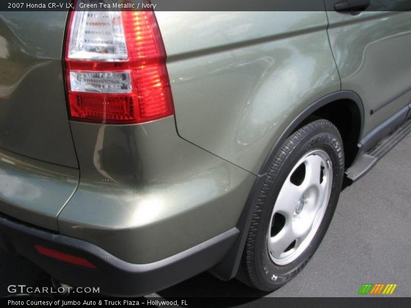 Green Tea Metallic / Ivory 2007 Honda CR-V LX