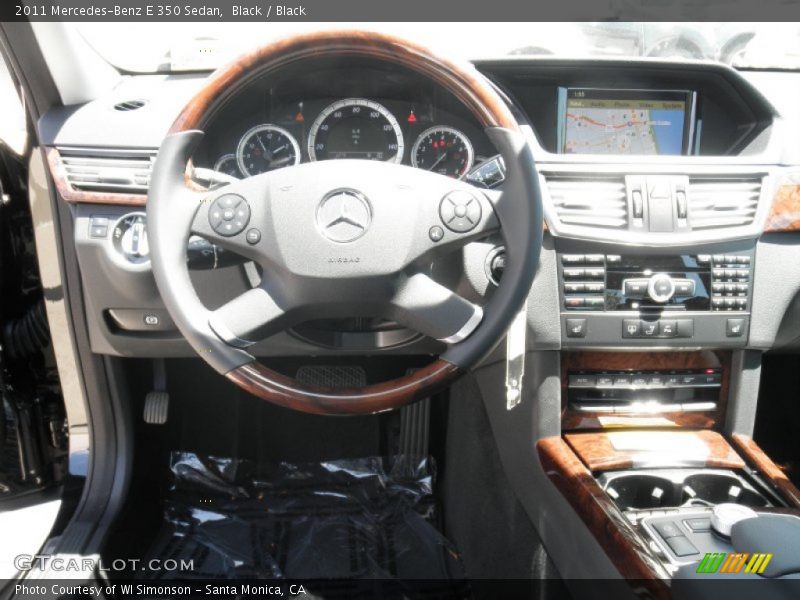 Black / Black 2011 Mercedes-Benz E 350 Sedan