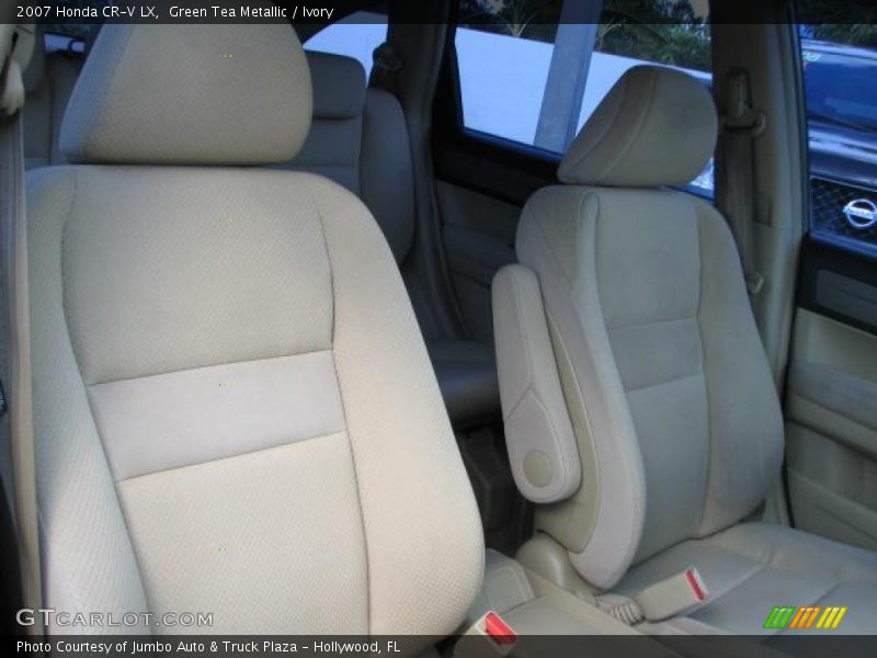 Green Tea Metallic / Ivory 2007 Honda CR-V LX