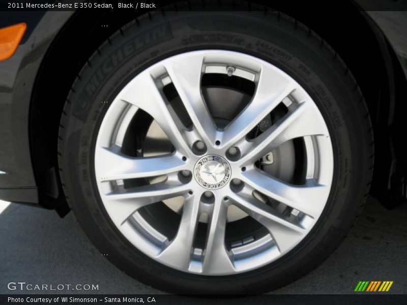 Black / Black 2011 Mercedes-Benz E 350 Sedan