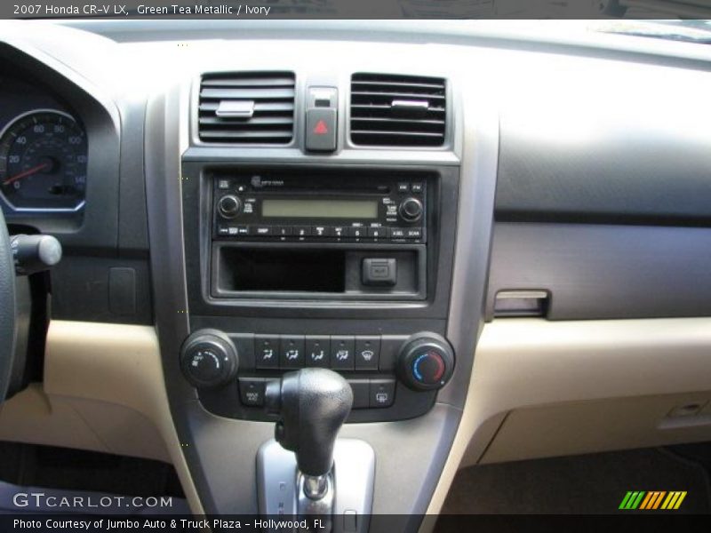 Green Tea Metallic / Ivory 2007 Honda CR-V LX