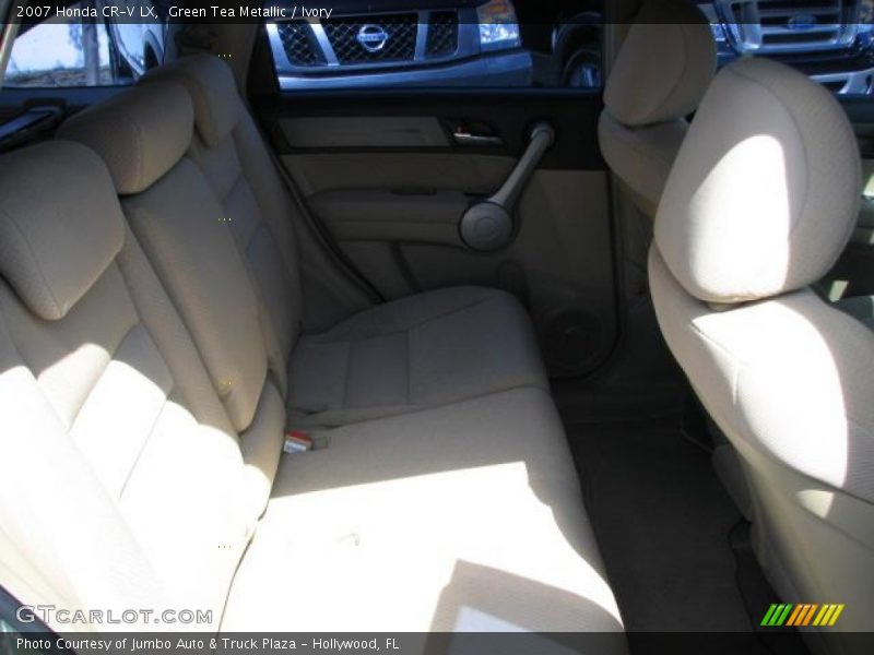 Green Tea Metallic / Ivory 2007 Honda CR-V LX