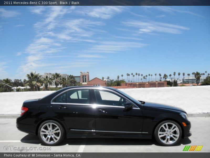 Black / Black 2011 Mercedes-Benz C 300 Sport