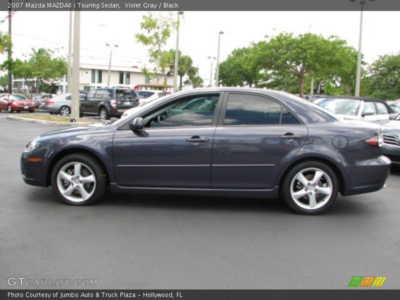 Violet Gray / Black 2007 Mazda MAZDA6 i Touring Sedan