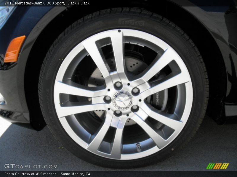 Black / Black 2011 Mercedes-Benz C 300 Sport