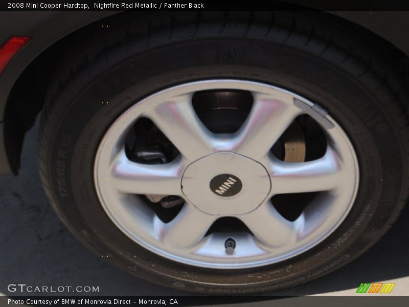Nightfire Red Metallic / Panther Black 2008 Mini Cooper Hardtop