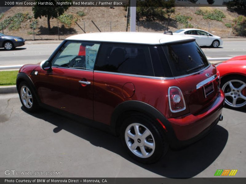 Nightfire Red Metallic / Panther Black 2008 Mini Cooper Hardtop