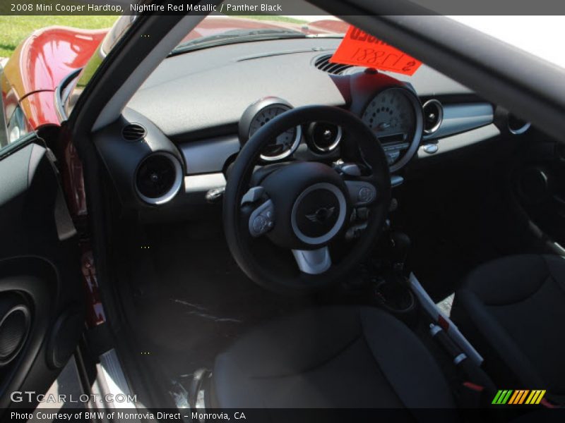 Nightfire Red Metallic / Panther Black 2008 Mini Cooper Hardtop