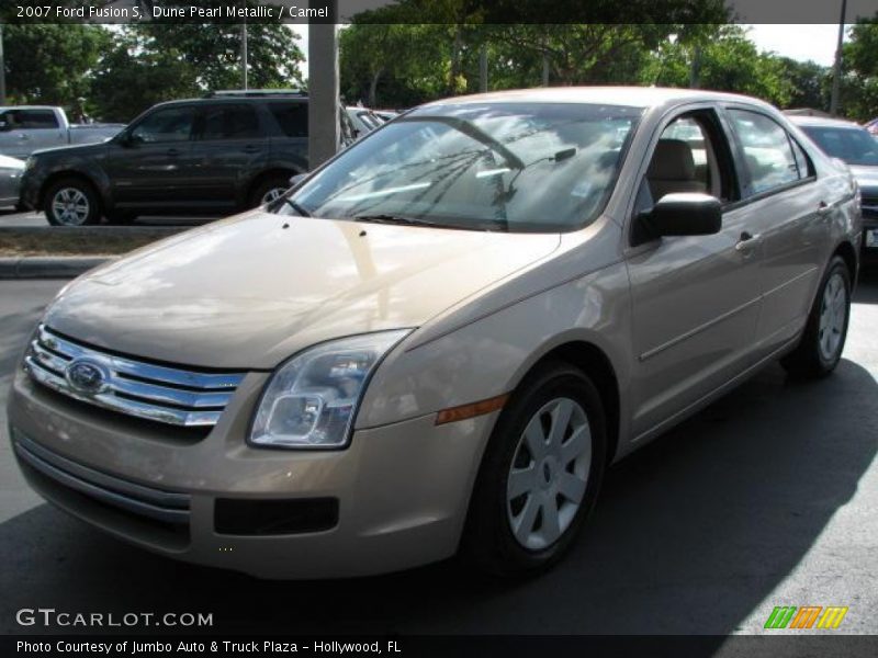 Dune Pearl Metallic / Camel 2007 Ford Fusion S
