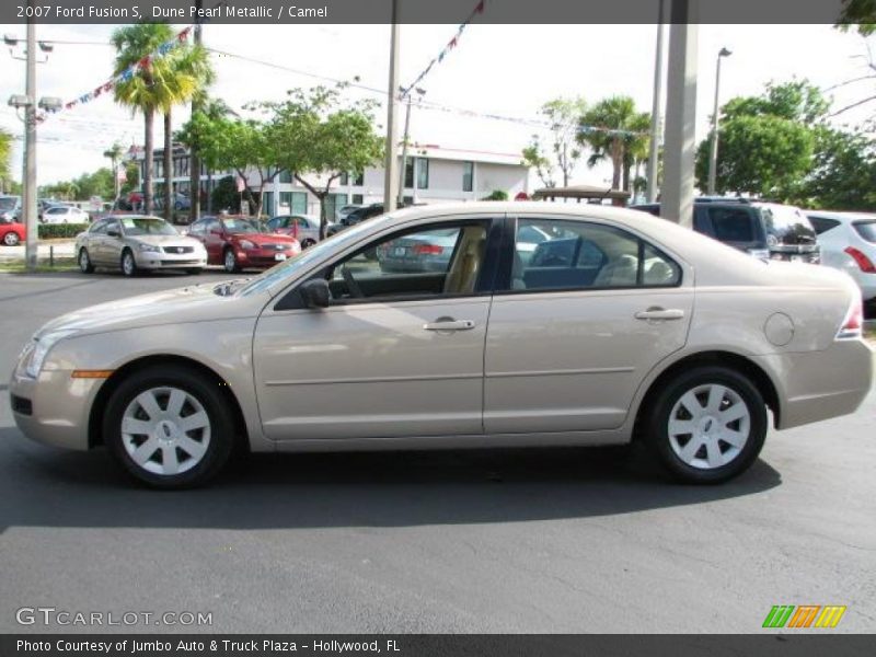 Dune Pearl Metallic / Camel 2007 Ford Fusion S