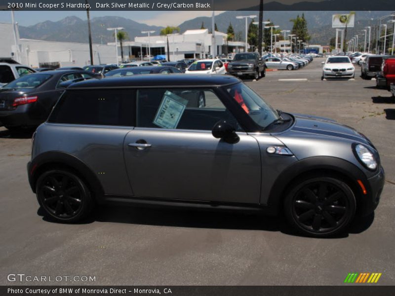 Dark Silver Metallic / Grey/Carbon Black 2010 Mini Cooper S Hardtop