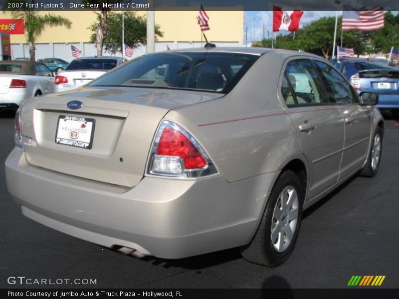 Dune Pearl Metallic / Camel 2007 Ford Fusion S