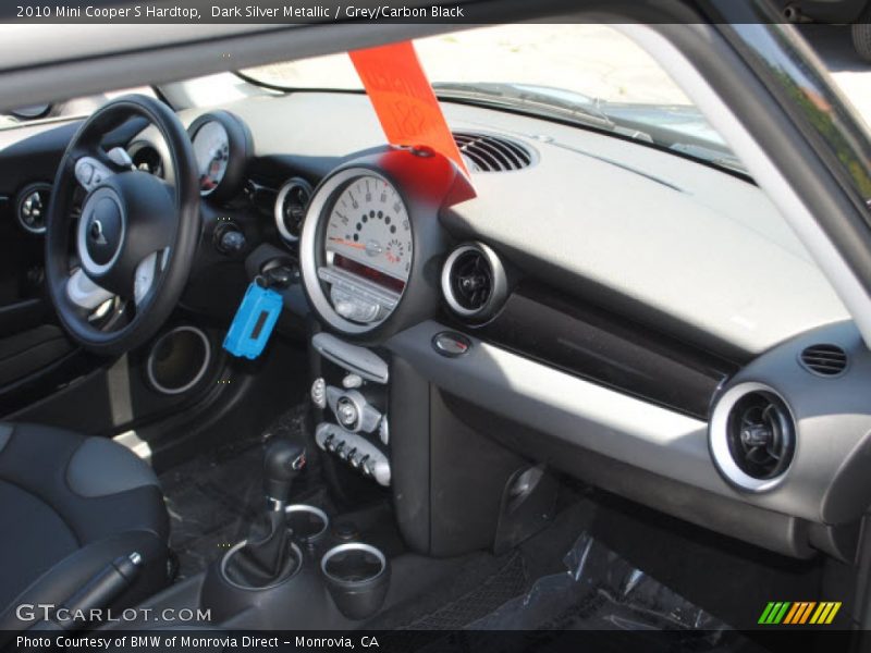 Dark Silver Metallic / Grey/Carbon Black 2010 Mini Cooper S Hardtop