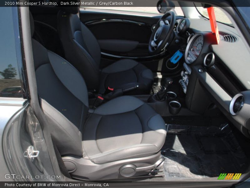 Dark Silver Metallic / Grey/Carbon Black 2010 Mini Cooper S Hardtop
