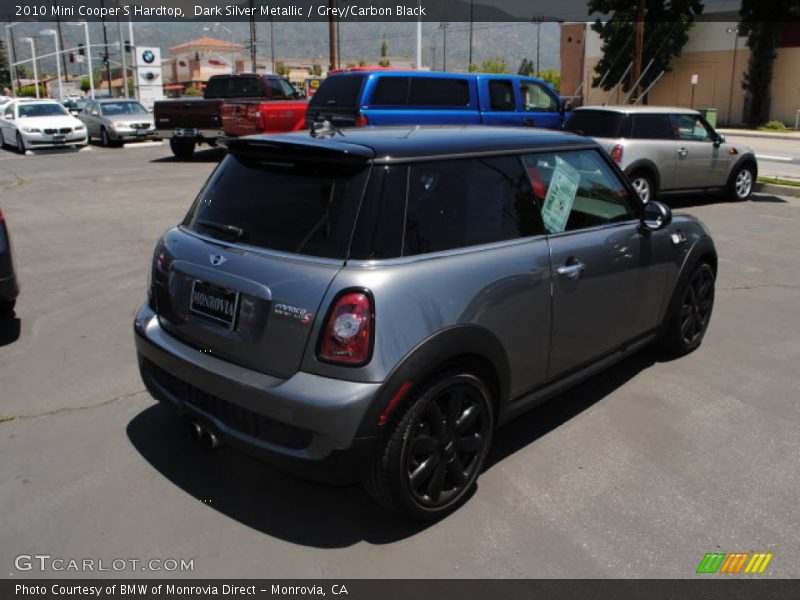 Dark Silver Metallic / Grey/Carbon Black 2010 Mini Cooper S Hardtop