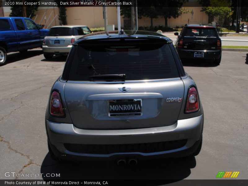 Dark Silver Metallic / Grey/Carbon Black 2010 Mini Cooper S Hardtop