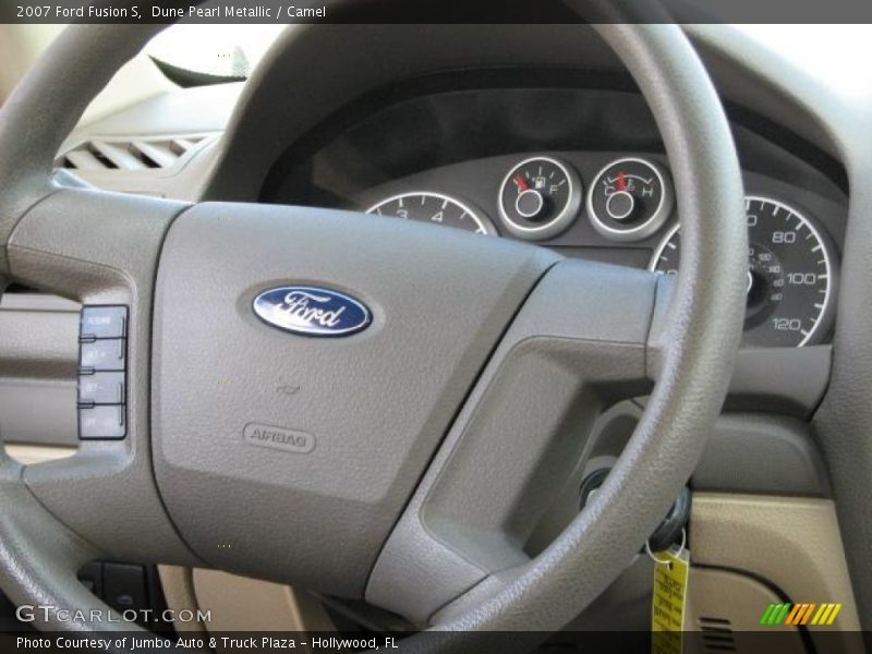 Dune Pearl Metallic / Camel 2007 Ford Fusion S