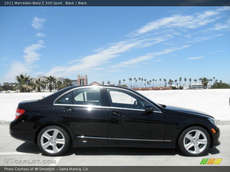 Black / Black 2011 Mercedes-Benz C 300 Sport