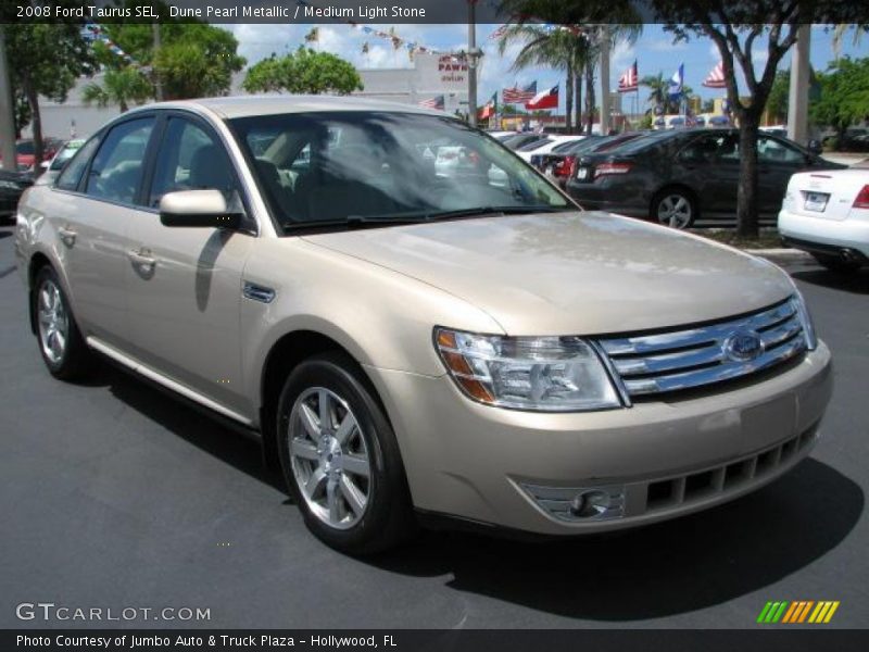 Dune Pearl Metallic / Medium Light Stone 2008 Ford Taurus SEL