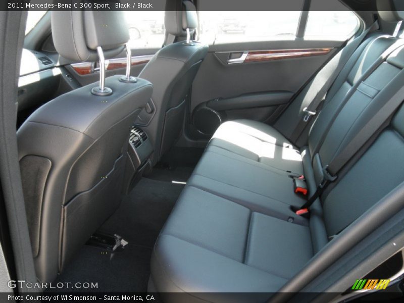 Black / Black 2011 Mercedes-Benz C 300 Sport