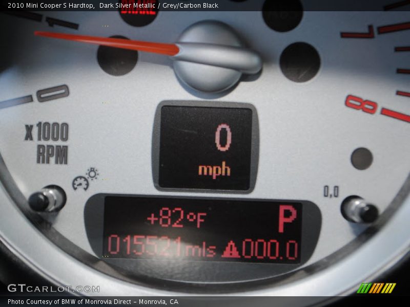 Dark Silver Metallic / Grey/Carbon Black 2010 Mini Cooper S Hardtop
