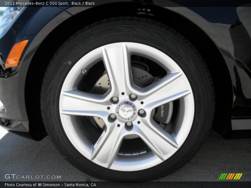 Black / Black 2011 Mercedes-Benz C 300 Sport