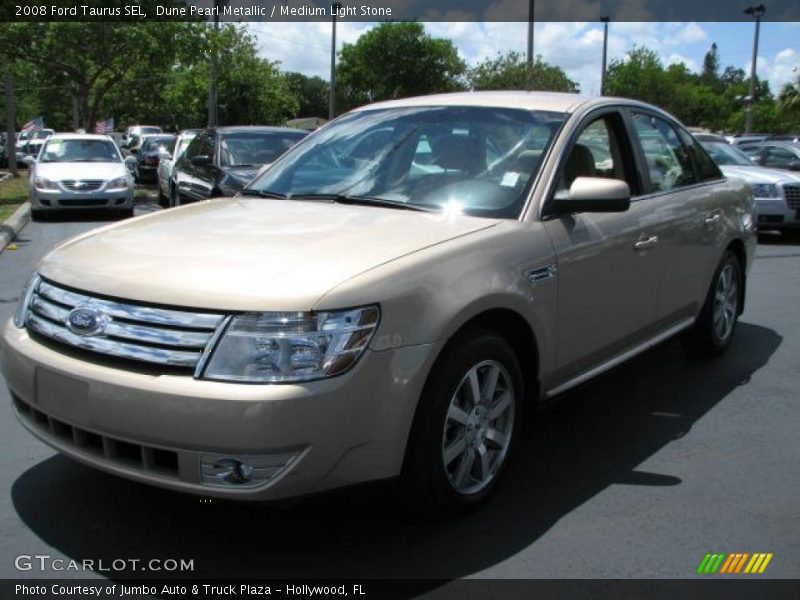 Dune Pearl Metallic / Medium Light Stone 2008 Ford Taurus SEL