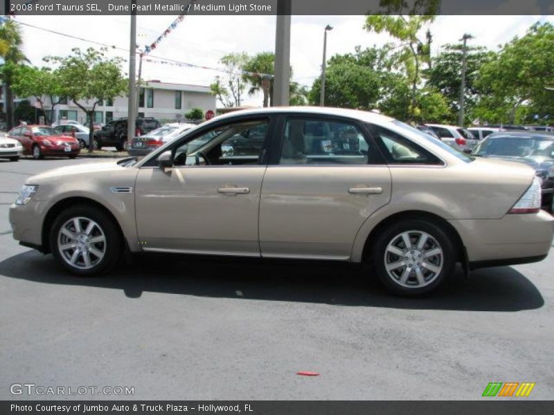 Dune Pearl Metallic / Medium Light Stone 2008 Ford Taurus SEL