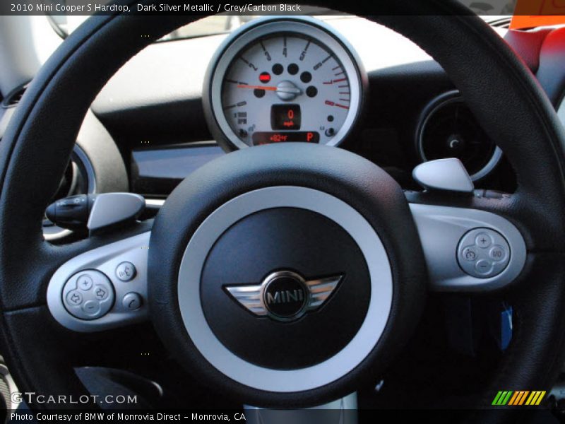 Dark Silver Metallic / Grey/Carbon Black 2010 Mini Cooper S Hardtop