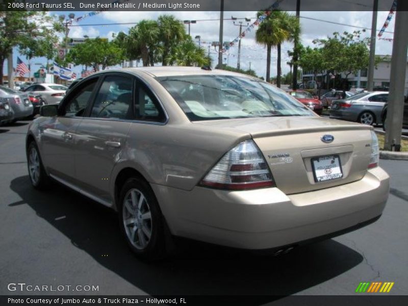 Dune Pearl Metallic / Medium Light Stone 2008 Ford Taurus SEL