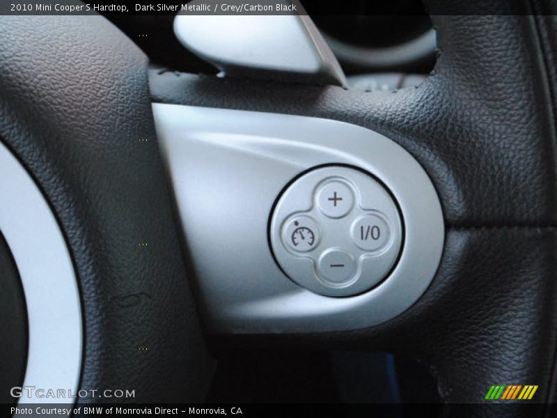 Controls of 2010 Cooper S Hardtop