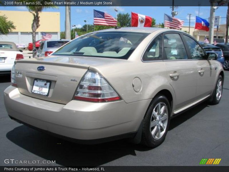 Dune Pearl Metallic / Medium Light Stone 2008 Ford Taurus SEL