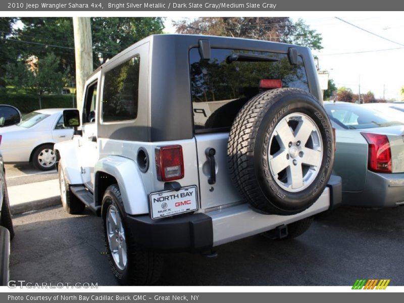 Bright Silver Metallic / Dark Slate Gray/Medium Slate Gray 2010 Jeep Wrangler Sahara 4x4