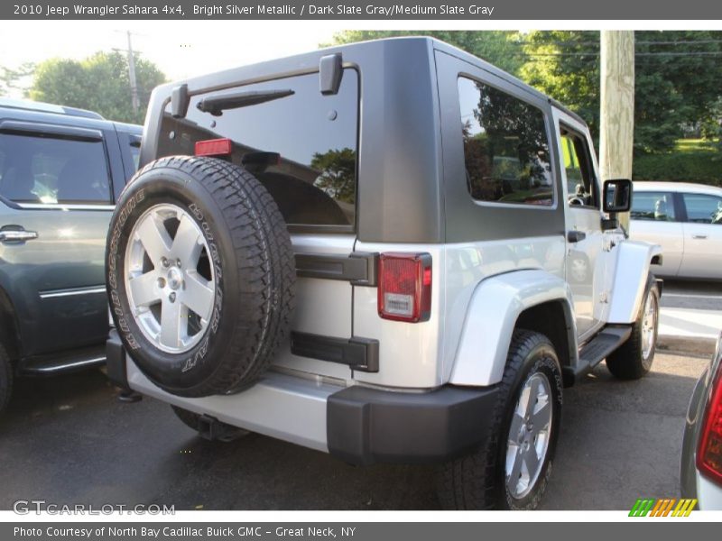 Bright Silver Metallic / Dark Slate Gray/Medium Slate Gray 2010 Jeep Wrangler Sahara 4x4