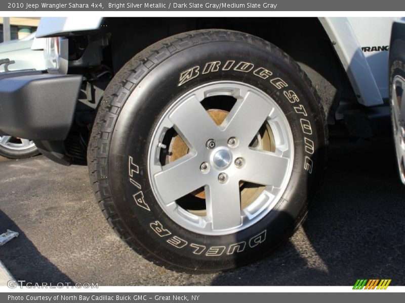 Bright Silver Metallic / Dark Slate Gray/Medium Slate Gray 2010 Jeep Wrangler Sahara 4x4