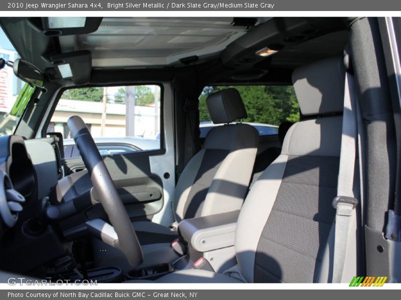 Bright Silver Metallic / Dark Slate Gray/Medium Slate Gray 2010 Jeep Wrangler Sahara 4x4